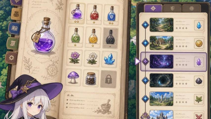 魔女秘药 探索场景 实机截图 1