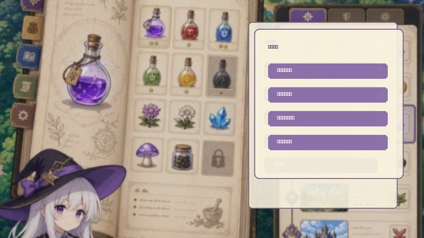 魔女秘药 操作界面 预览图 5