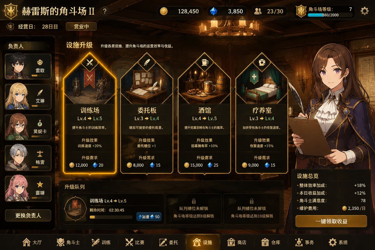 赫雷斯的角斗场Ⅱ 操作界面 展示图 3